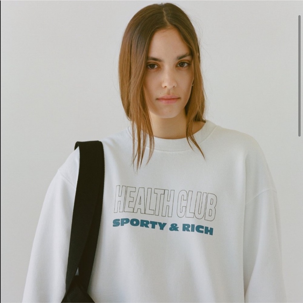 Sporty & Rich Heath Club Crewneck